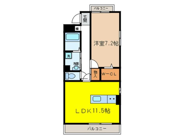 セレニティの物件間取画像